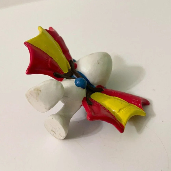 Smurfs Hang Glider Smurf Flying Wings Figure Peyo Figurine - Picture 7 of 12